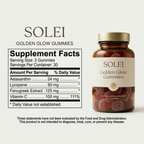 Solei Golden Glow Gummies | Natural Tanning Supplement | 60 Gummies